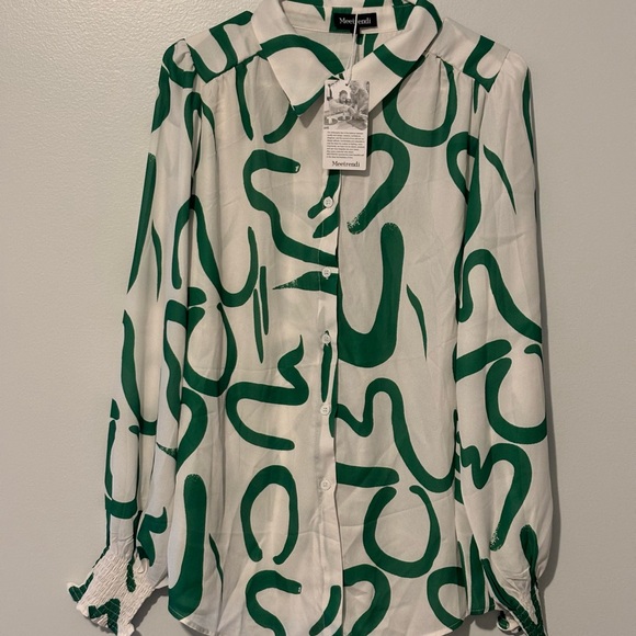 Women’s long sleeve blouse. Meetrendi, NWT - Picture 1 of 5